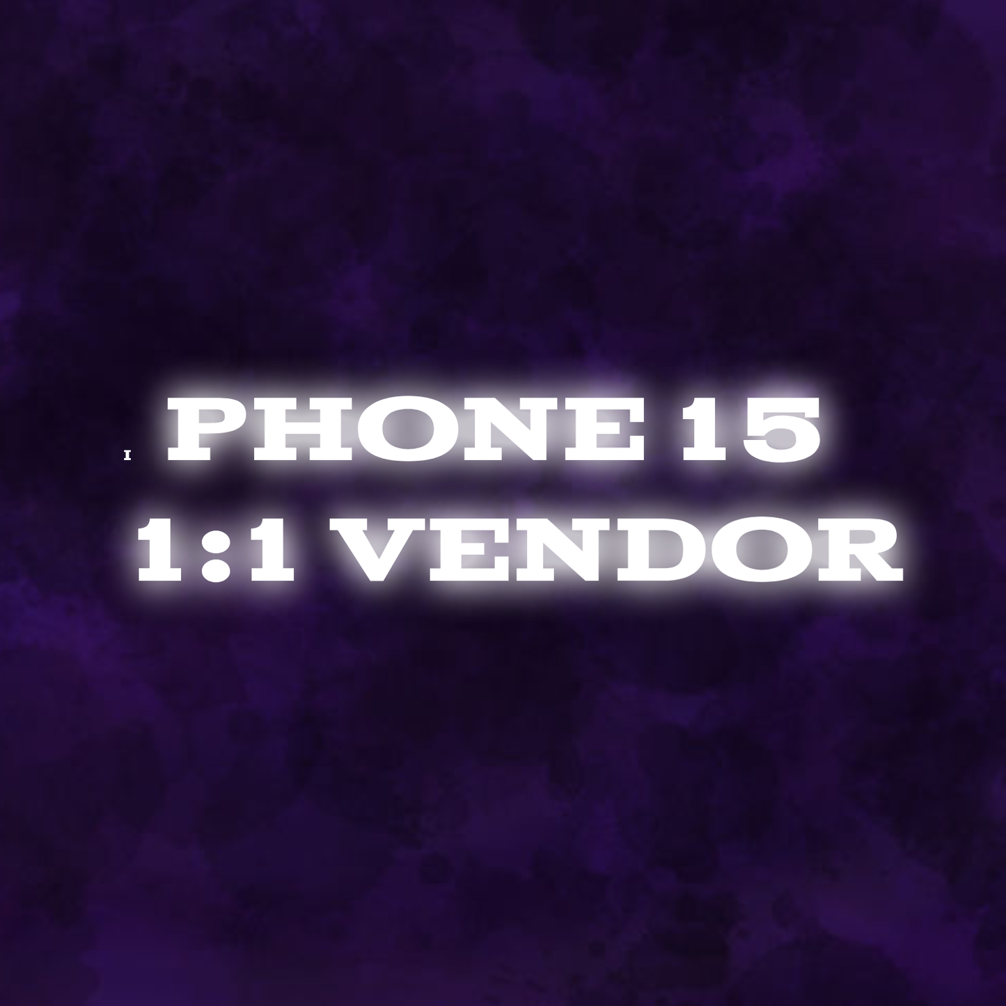 IPHONE 15 VENDOR